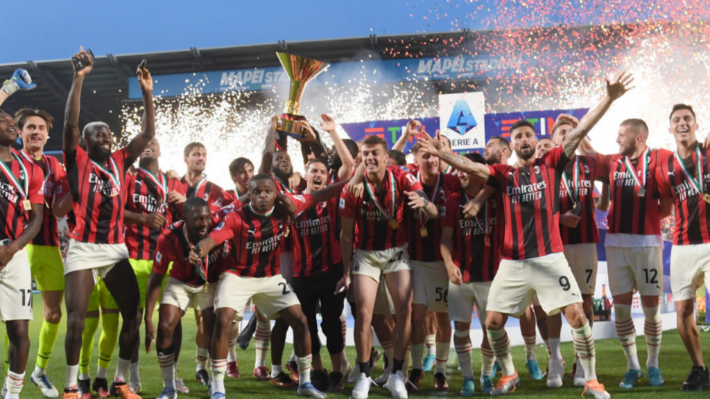 Time do Milan, campeão italiano 2021 22