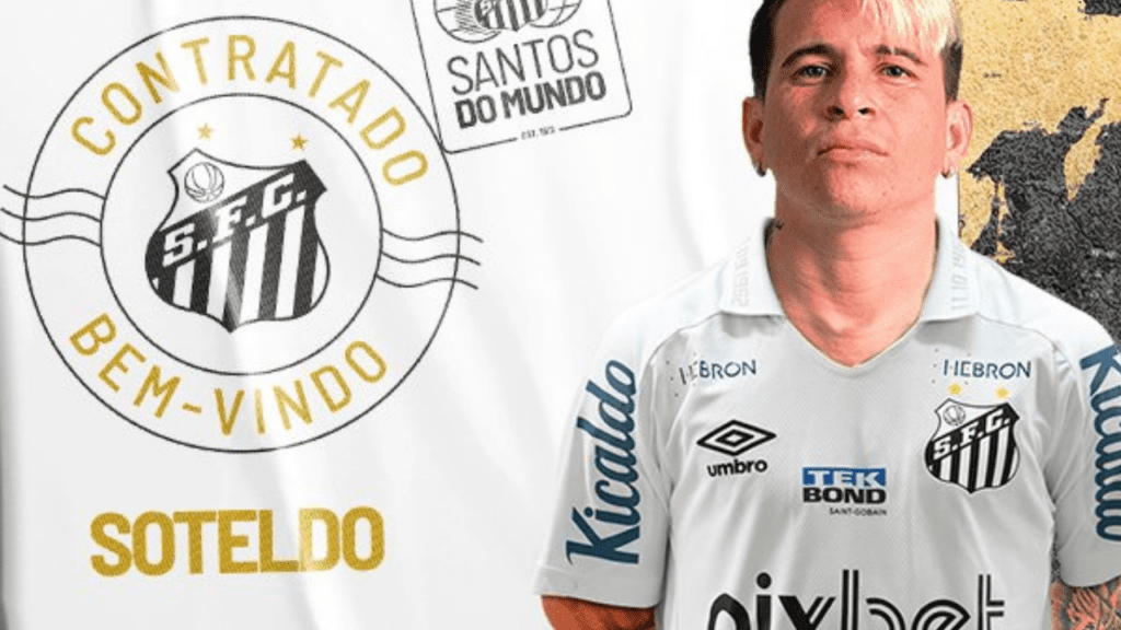 Anúncio da Yeferson Soteldo como jogador do Santos