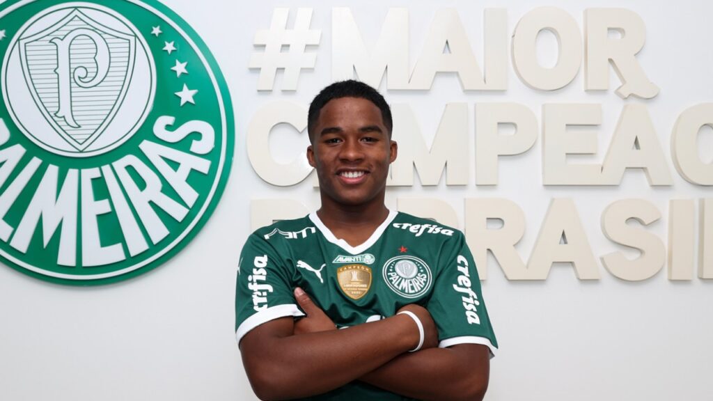 Endrick, joia da base do Palmeiras