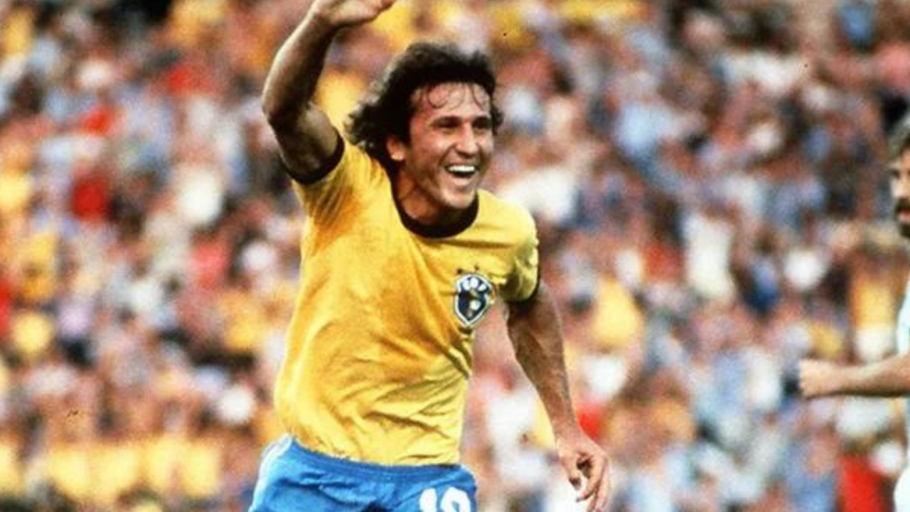 Meia Zico, ídolo da Seleção Brasileira