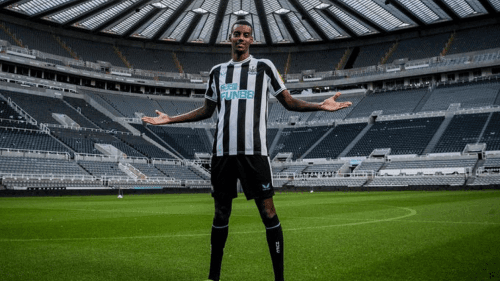 Atacante sueco Alexander Isak, novo reforço do Newcastle
