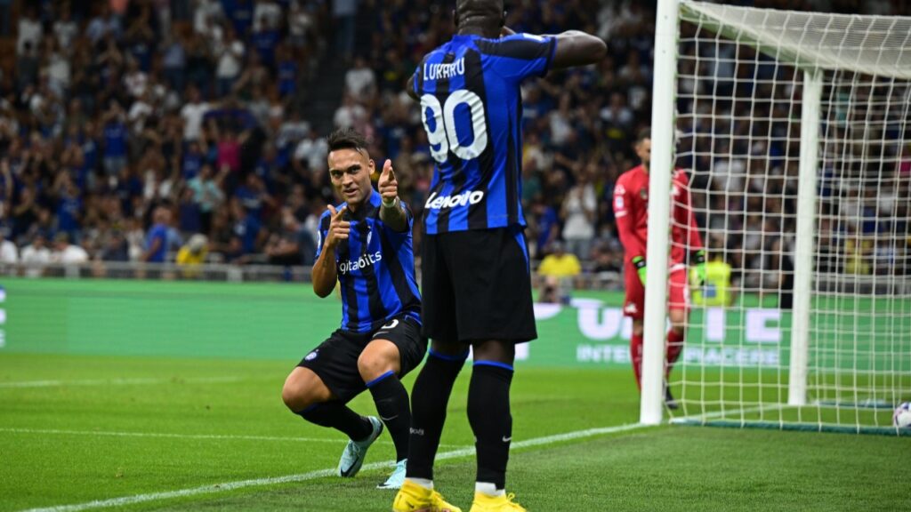 Inter de Milão vence com show da dupla Lautaro Martínez e Lukaku