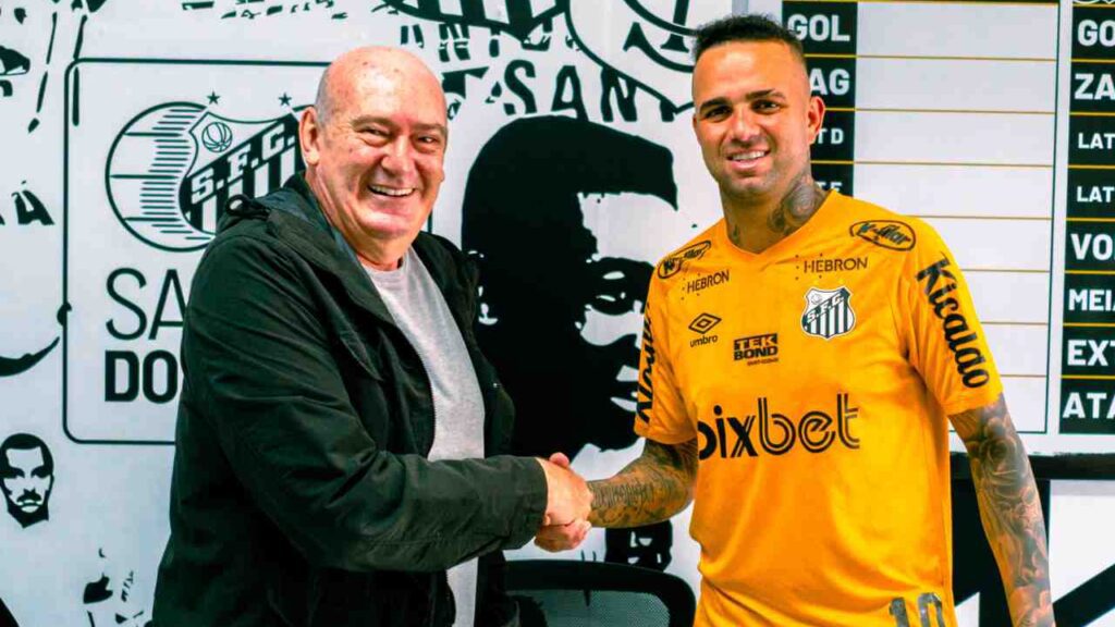 Já regularizado no BID, Luan é apresentado no Santos: "Quero jogar"