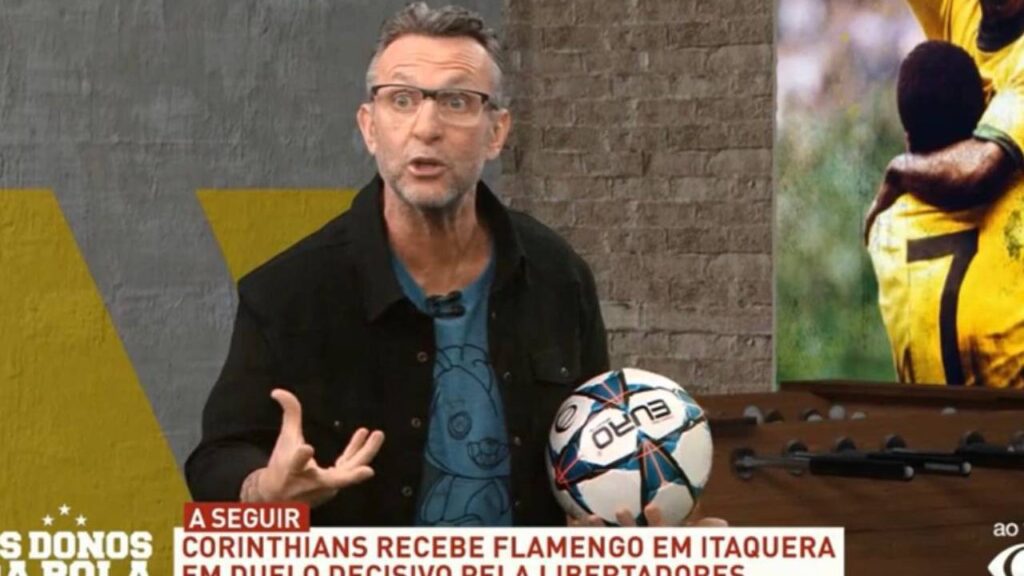 Neto diz que Corinthians x Flamengo, pela Libertadores, é o jogo do ano