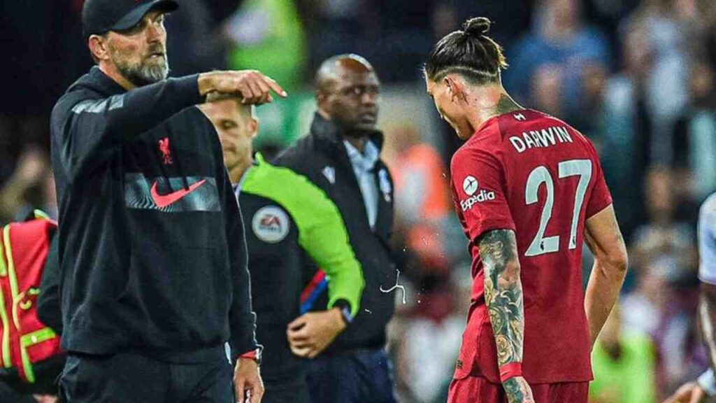 "Não entendo nada", diz Darwin Núñez sobre preleções de Klopp no Liverpool