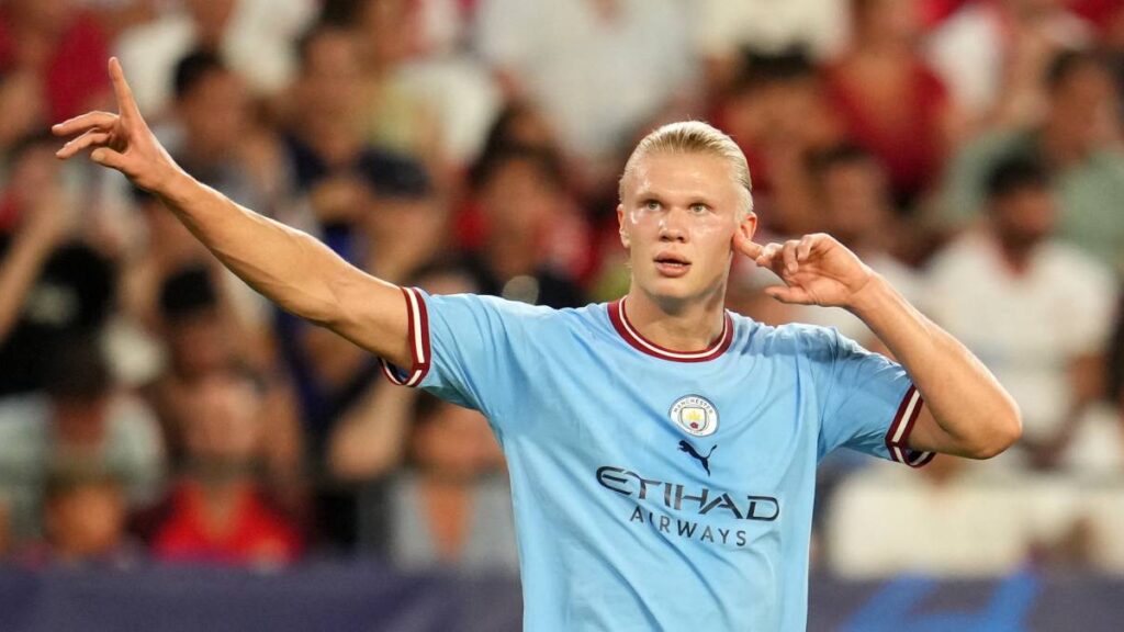 Manchester City ganha com show de Haaland Foto: Divulgação