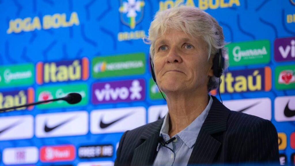 Treinadora Pia Sundhage, da Seleção Brasileira Feminina