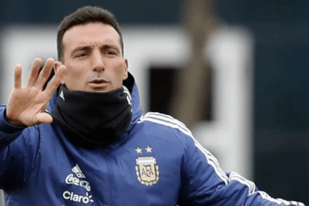 Treinador Lionel Scaloni, da Seleção Argentina