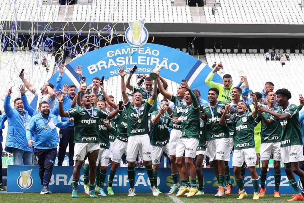 Com gol de Endrick, Palmeiras bate o Corinthians e é bicampeão do Brasileiro Sub-20