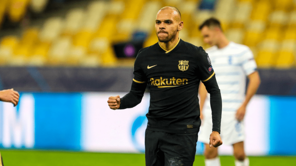 Atacante dinamarquês Martin Braithwaite, ex-Barcelona