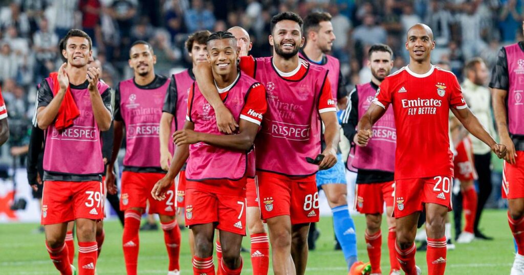 Benfica vence a Juventus pela Champions League Foto: Divulgação