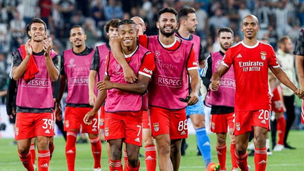Benfica vence a Juventus pela Champions League Foto: Divulgação