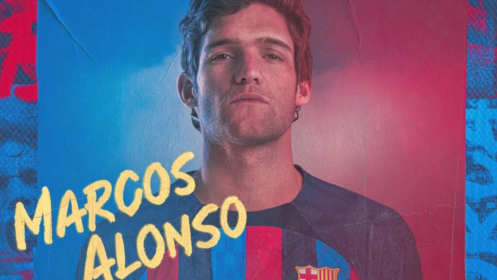 Marcos Alonso, novo lateral do Barcelona