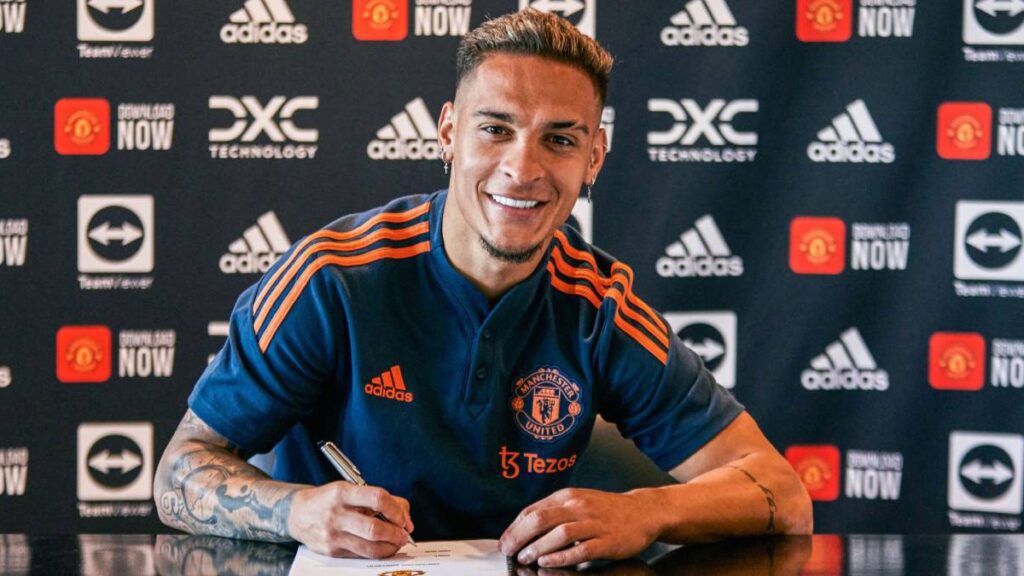 Manchester United apresenta Antony Foto: Divulgação