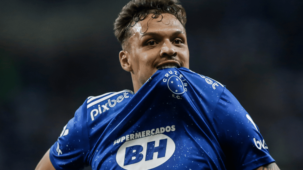 Atacante Bruno Rodrigues, do Cruzeiro