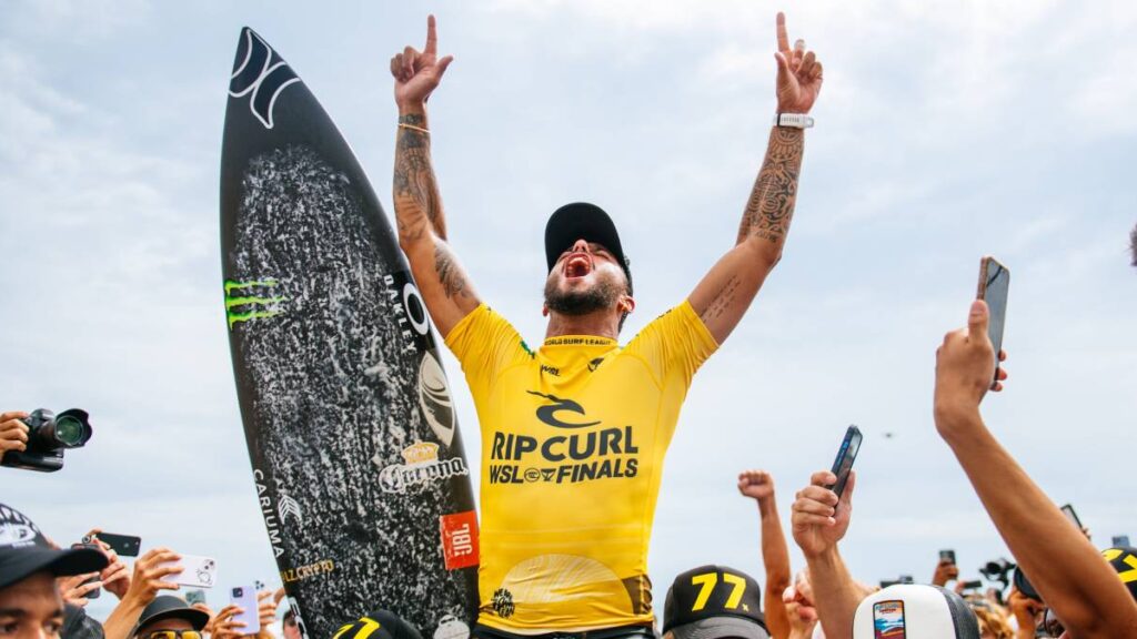 Filipe Toledo é campeão mundial de surfe Foto: Divulgação