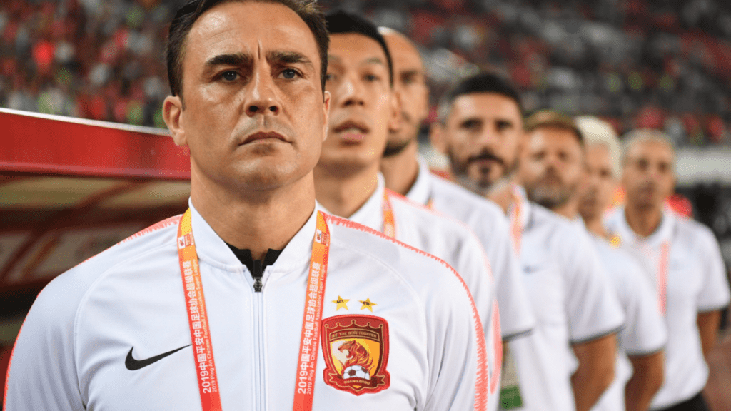 Treinador Fabio Cannavaro, ex-Guangzhou FC