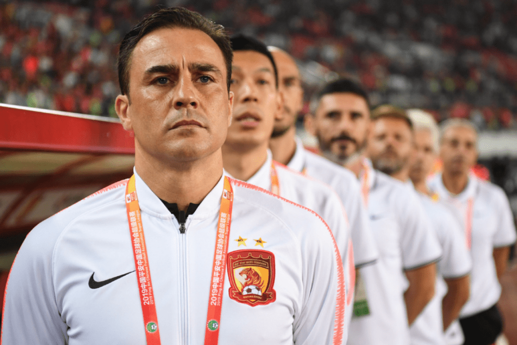 Treinador Fabio Cannavaro, ex-Guangzhou FC