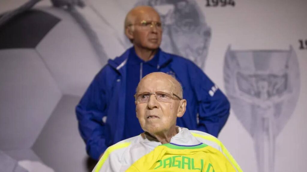 Zagallo ganha estátua de cera da CBF Foto: Divulgação