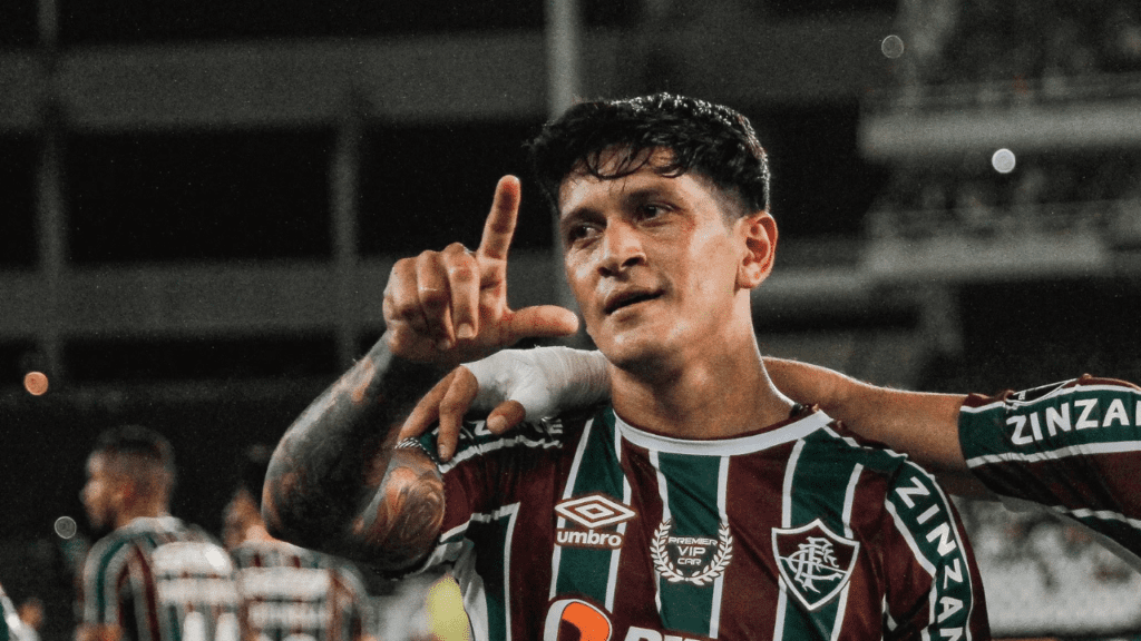 Atacante Germán Cano, do Fluminense