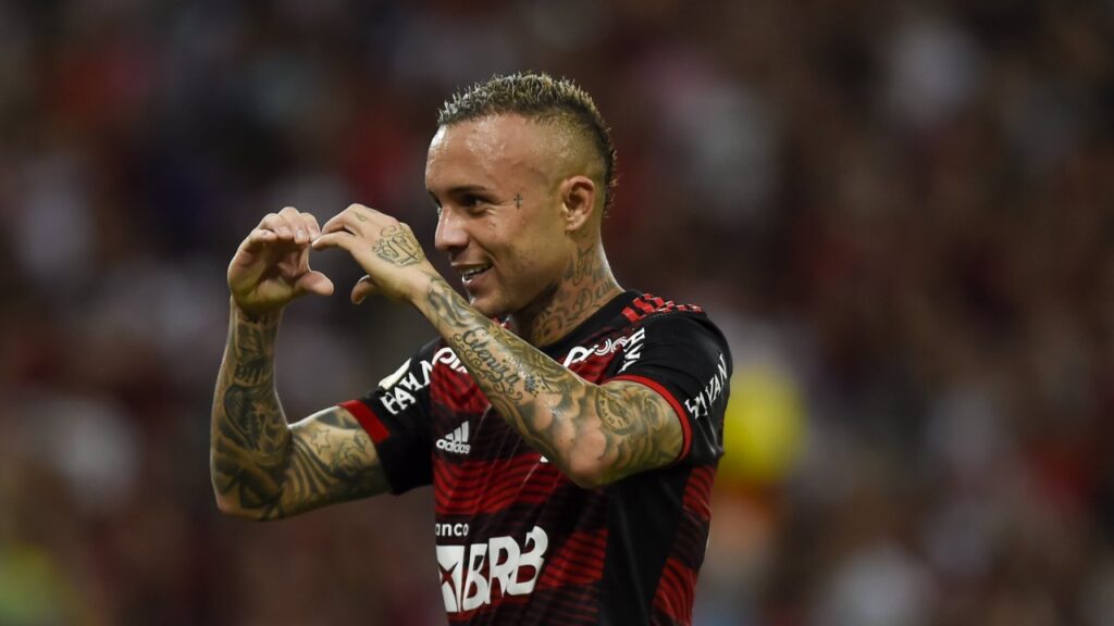 Atacante Everton Cebolinha, do Flamengo