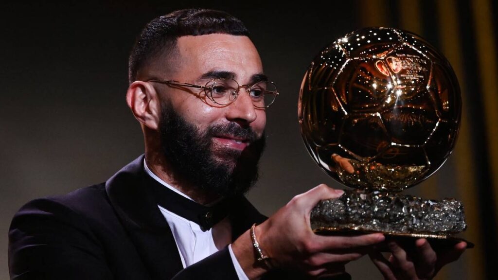 Benzema confirma favoritismo e vence Bola de Ouro Foto: Divulgação
