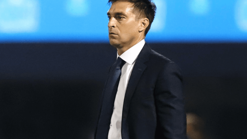 Treinador Diego Alonso, da Seleção Uruguaia