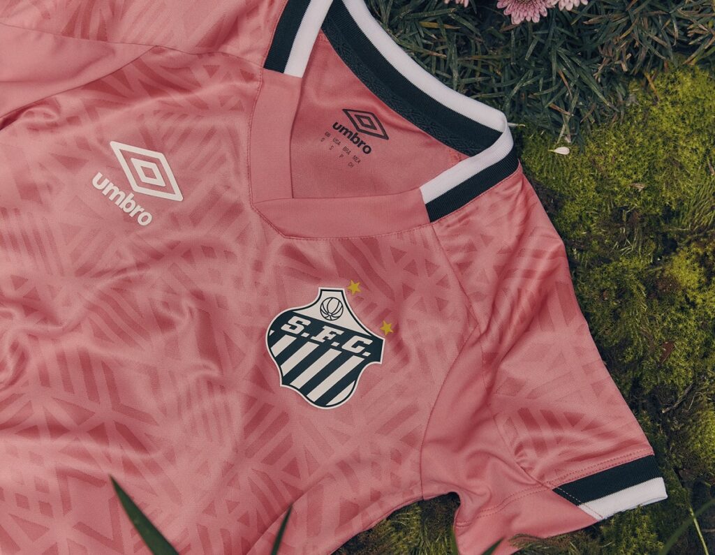 Santos - camisa rosa