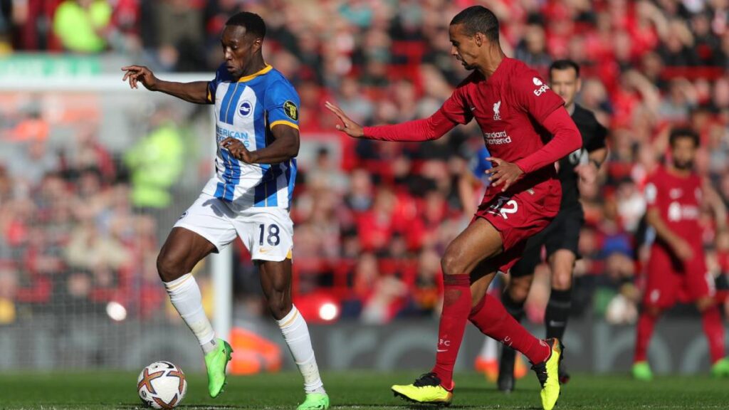 Liverpool fica apenas no empate com o Brighton Foto: Divulgação
