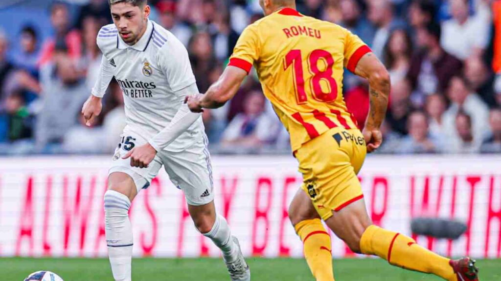 Vini Jr marca, mas Real Madrid cede empate ao Girona e tropeça no Espanhol