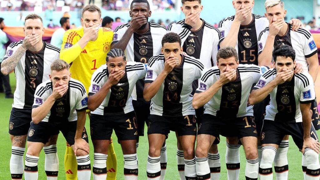 Alemanha protesta em abertura da Copa do Mundo