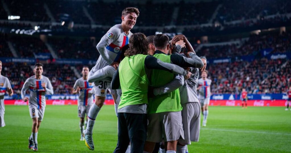 Barcelona vira contra o Osasuna Foto: Divulgação