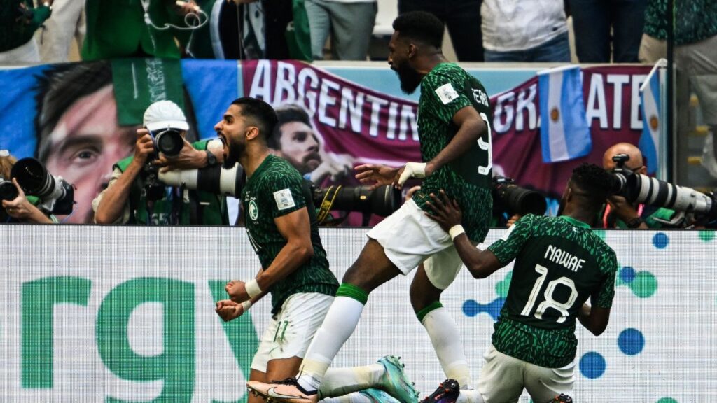 Lance de Argentina 1x2 Arábia Saudita, na Copa do Mundo