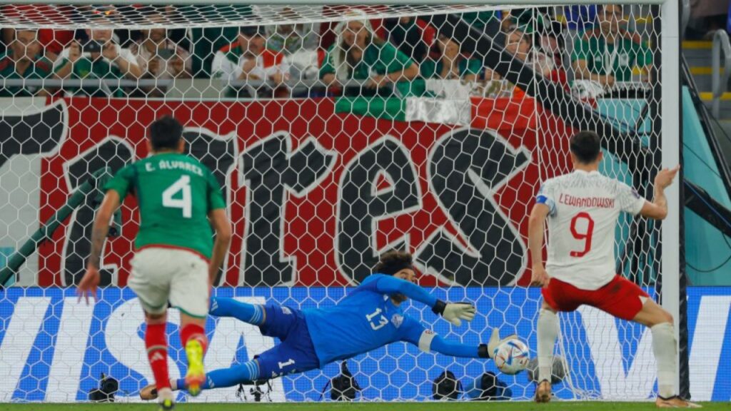 Ochoa pega pênalti de Lewa e México empata com Polônia pelo Grupo C da Copa do Mundo