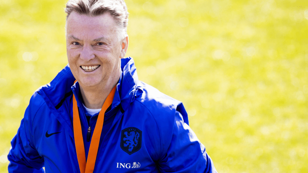 Treinador Louis van Gaal, da Seleção da Holanda