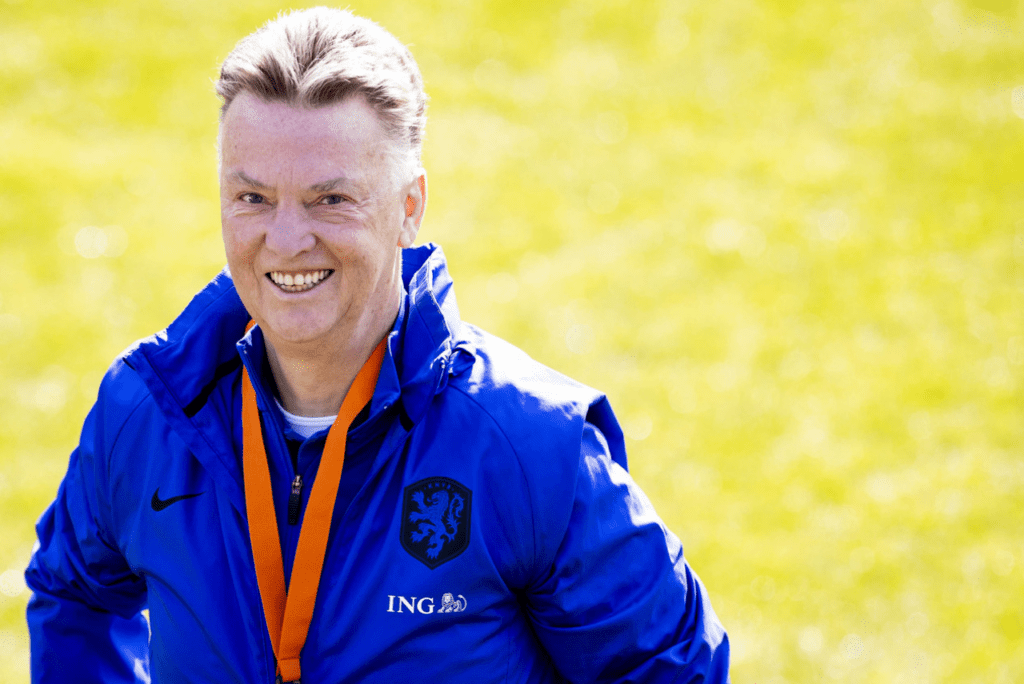 Treinador Louis van Gaal, da Seleção da Holanda