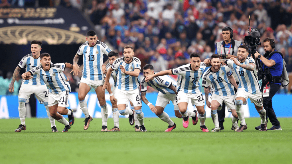 Comemoração da Argentina Tricampeã da Copa do Mundo