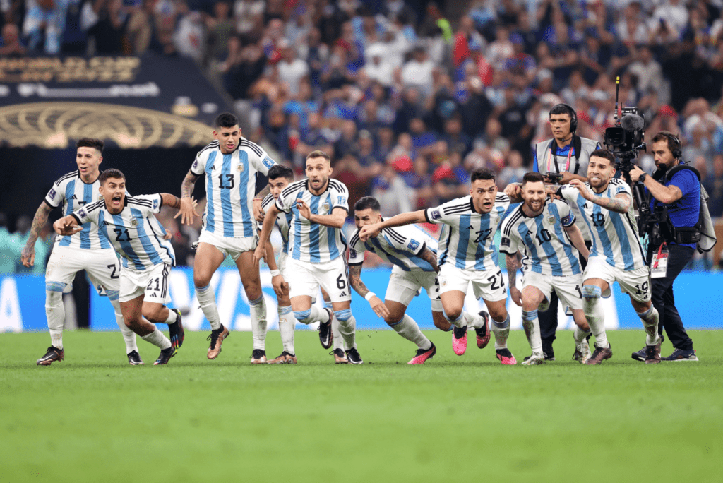 Comemoração da Argentina Tricampeã da Copa do Mundo