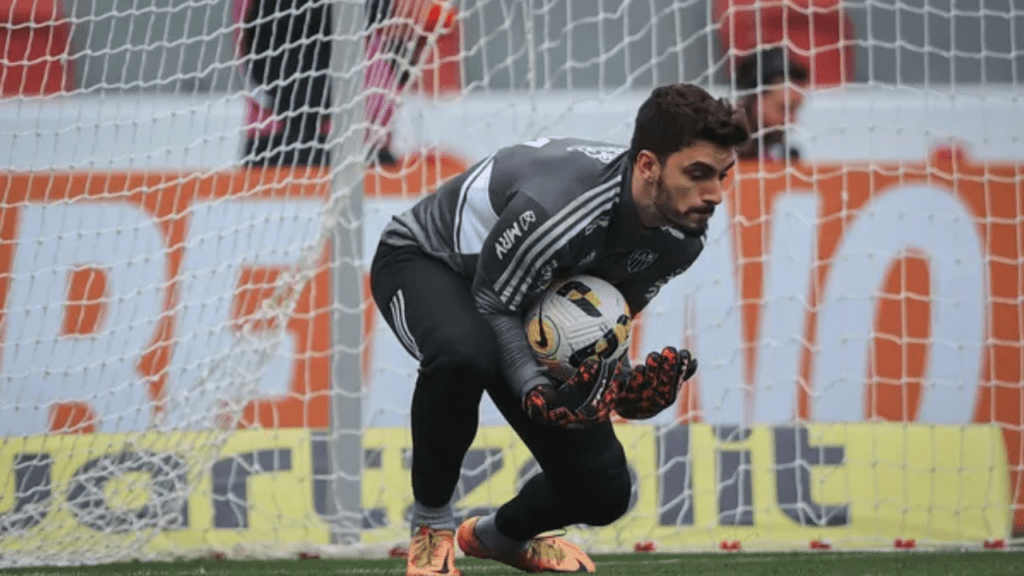 Goleiro Rafael, ex-Atlético-MG, no São Paulo