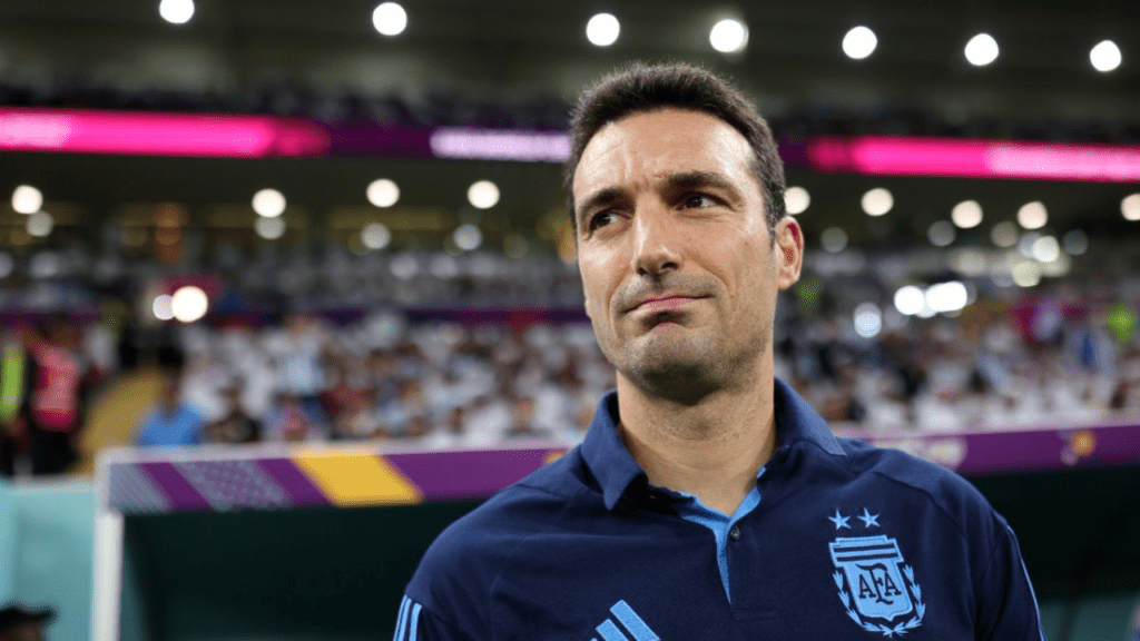 Treinador Lionel Scaloni, da Seleção Argentina