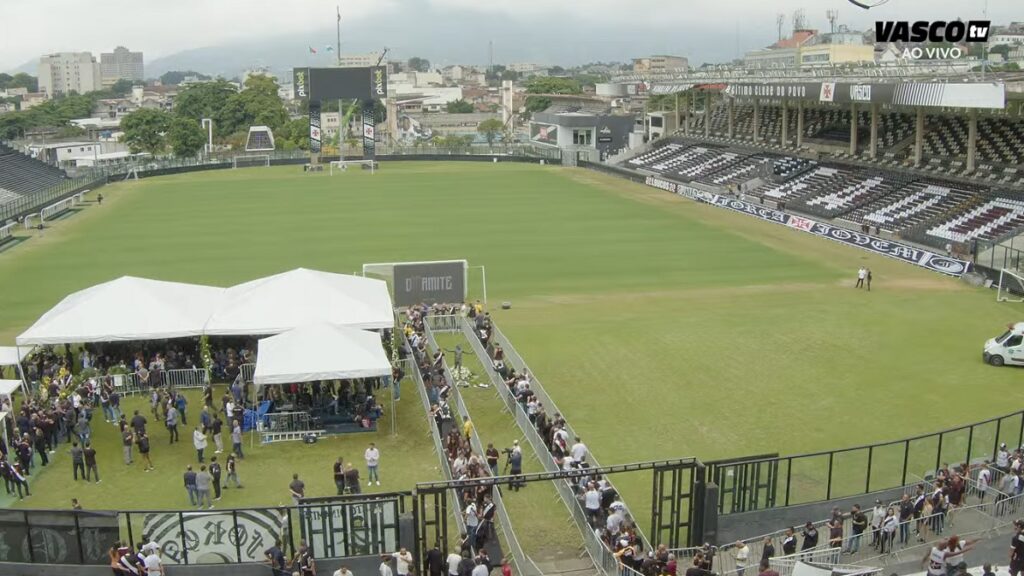 Roberto Dinamite - Vasco - velório - São Januário