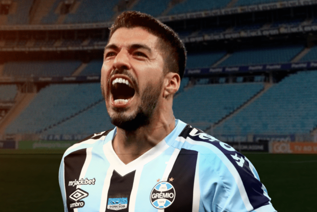 Atacante Luis Suárez no Grêmio