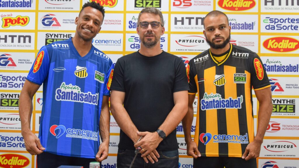 Novohorizontino apresenta Jordi e Hiago