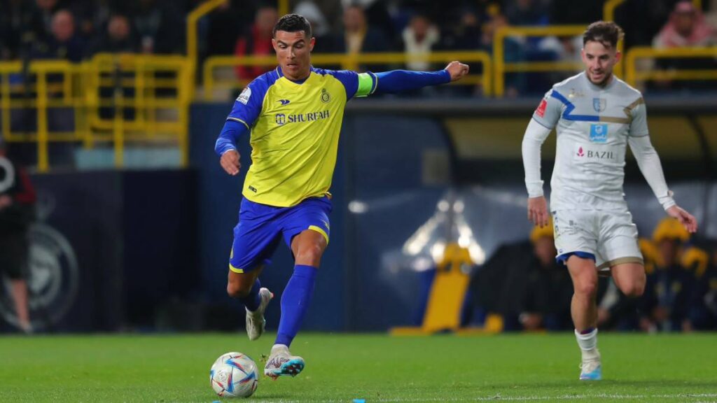 Atleta mais bem pago do mundo: Atacante Cristiano Ronaldo finaliza em jogo do Al-Nassr