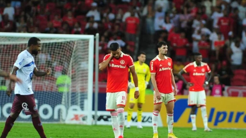 Lance do jogo Internacional x Caxias no Beira-Rio