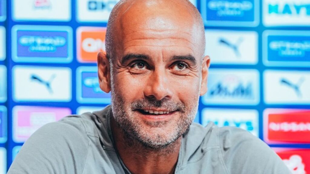Guardiola é técnico do Manchester City