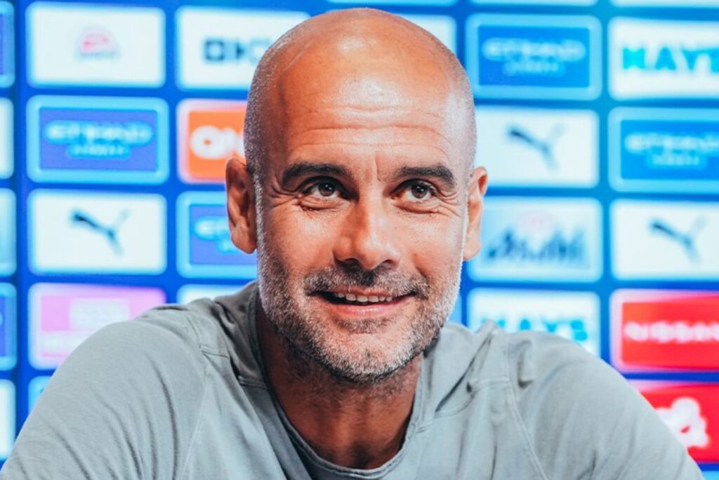 Guardiola é técnico do Manchester City