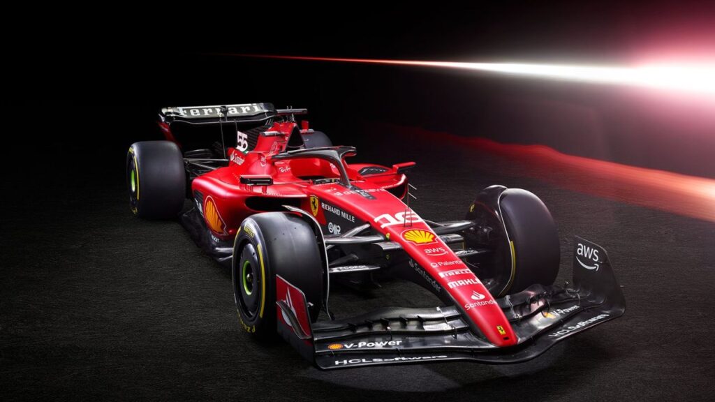 Carros da Fórmula 1 2023 - Carro da Ferrari