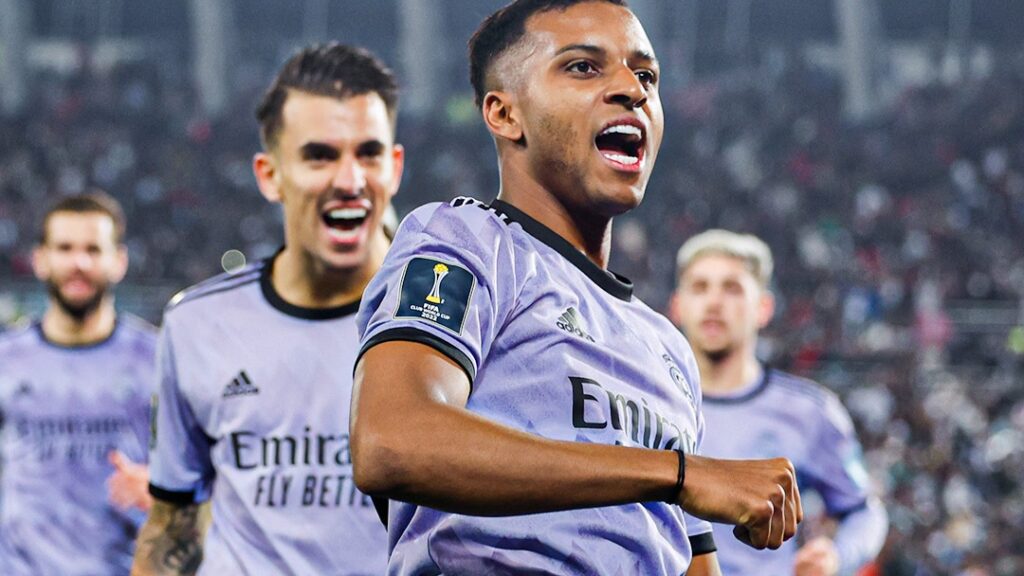 Rodrygo marcou um dos gols do Real Madrid na semifinal do Mundial