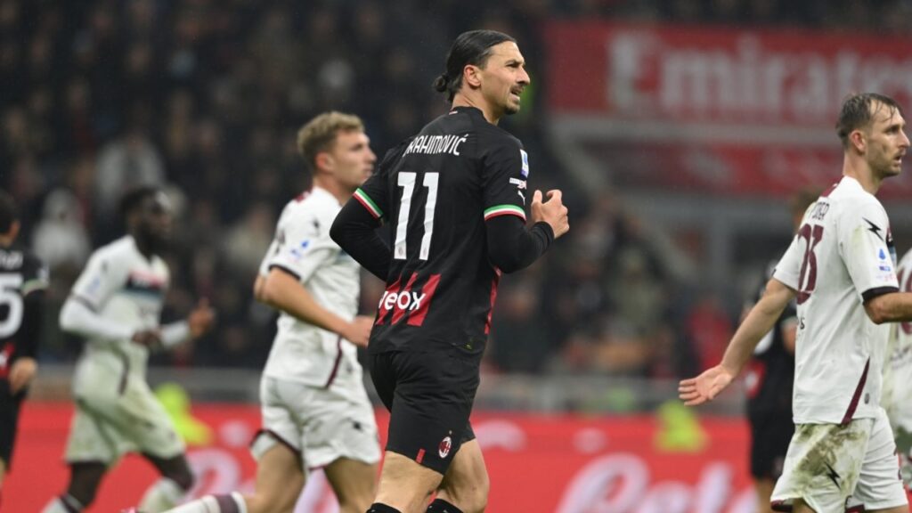 Milan empata com a Salernitana, mas volta ao G-4 da Serie A - Ibrahimovic lamenta lance perdido no ataque do Milan